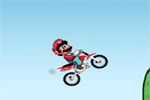 لعبة ماريو يقود الدراجةالناريه